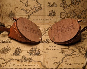 Classic Round Side Shield Morroco Tan
