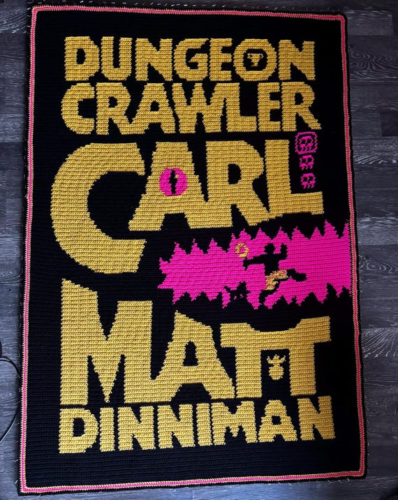Dungeon Crawler Carl Book 1 Crochet Blanket Pattern