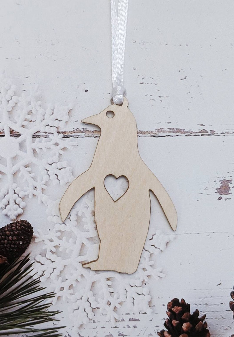 Penguin Christmas Ornament // Christmas Tree // Christmas Decoration // Trim a Tree // Holiday Decoration // Sea Xmas // Ocean Decor image 3