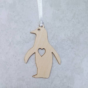 Penguin Christmas Ornament // Christmas Tree // Christmas Decoration // Trim a Tree // Holiday Decoration // Sea Xmas // Ocean Decor image 2