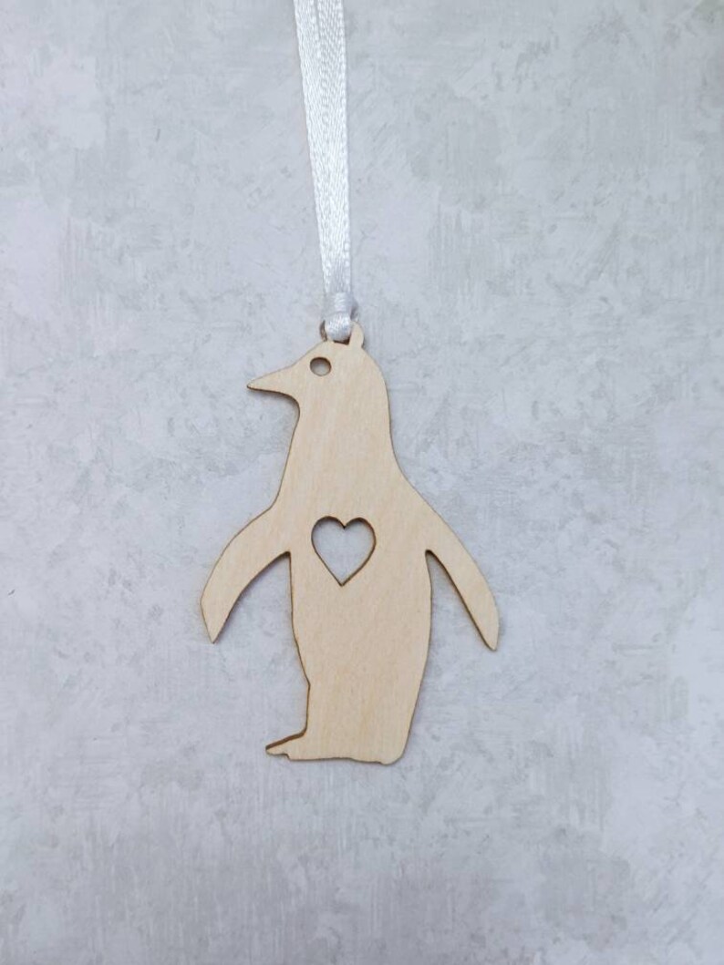 Penguin Christmas Ornament // Christmas Tree // Christmas Decoration // Trim a Tree // Holiday Decoration // Sea Xmas // Ocean Decor image 2