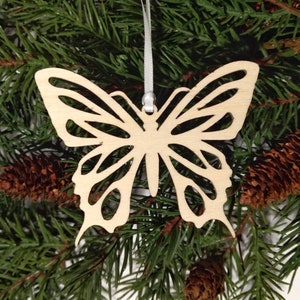 Butterfly Christmas Ornament // Holiday Ornament // Christmas Tree Ornament // Gift Topper // Xmas Decor // Butterfly Collectible image 1