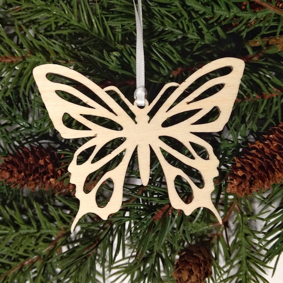 Butterfly Christmas Ornament // Holiday Ornament // Christmas Tree