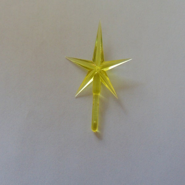 Yellow Medium star for Ceramic Christmas tree
