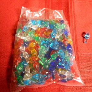 100 Multi color Small Twist lights/bulbs for Ceramic Christmas Tree