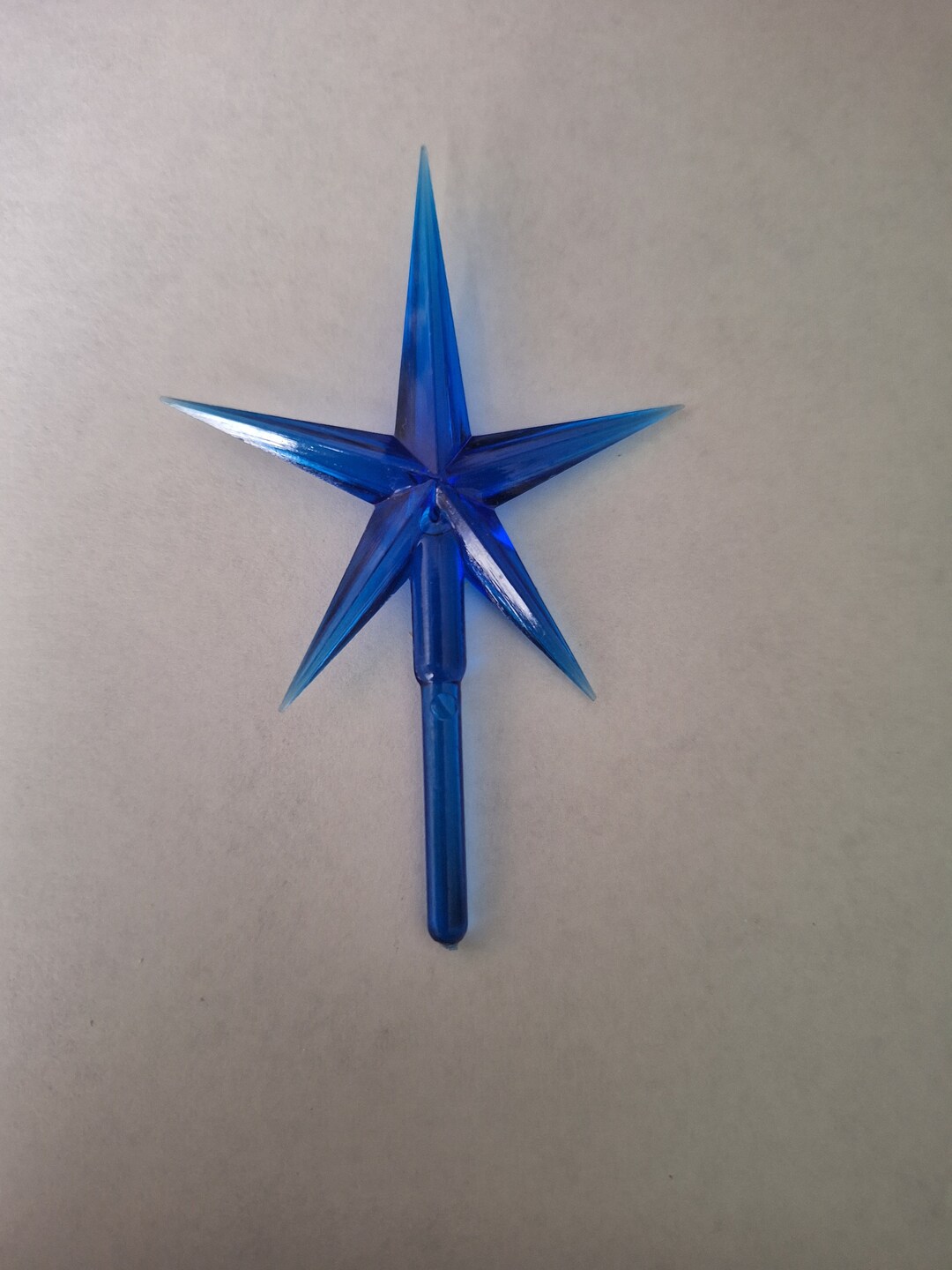Ceramic Christmas Tree Large Modern Star Dark Blue - Etsy