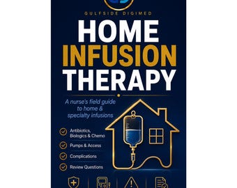 Home Infusion Therapy | A Nurse's Field Guide to Safe Home Infusion, Medication Reference, Complications & SASH Flushing | PDF