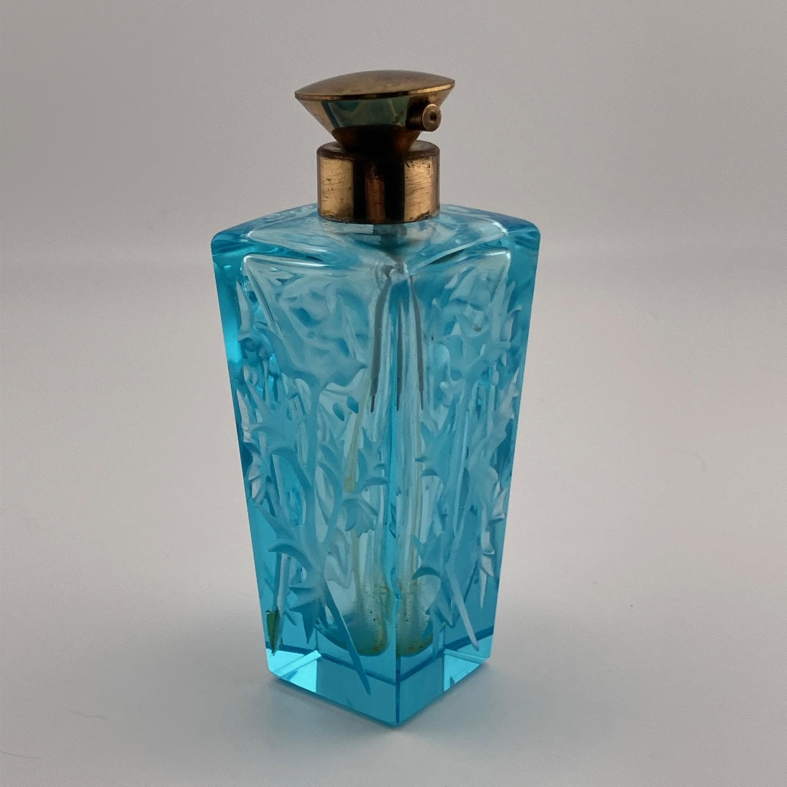 贈り物 Perfume bottle チェコガラス 香水瓶 チェコガラスの香水瓶 - 日本