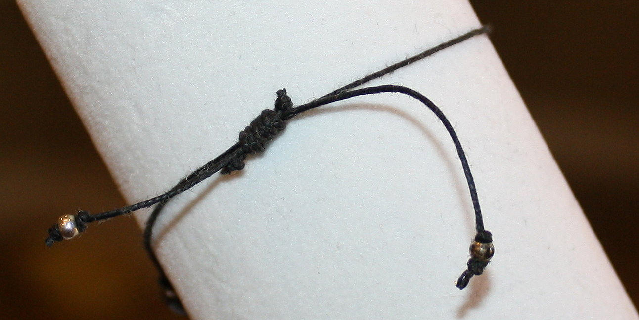 Slip Knot Bracelet With Genuine Blue Agate Gemstones for Etsy