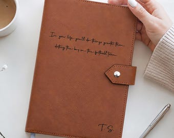 Custom Leather Journal, Personalized Engraved Leather Journal, Custom Leather Diary, Personalized Notebook, Custom Notebook