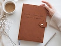 Custom Leather Journal, Personalized Engraved Leather Journal, Custom Leather Diary, Personalized Notebook, Custom Notebook product logo