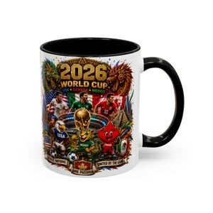 ワールドカップ2026　マグカップ　シリアルナンバー　30095-01～06 Fifa world cup 2026 mugs - Etsy 日本