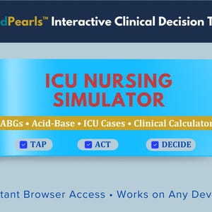 ICU Nursing Simulator | Arterial Blood Gas | Acid-Base Disorders | Clinical Calculator