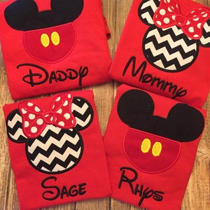 Custom Matching Family Disney Shirts - Etsy