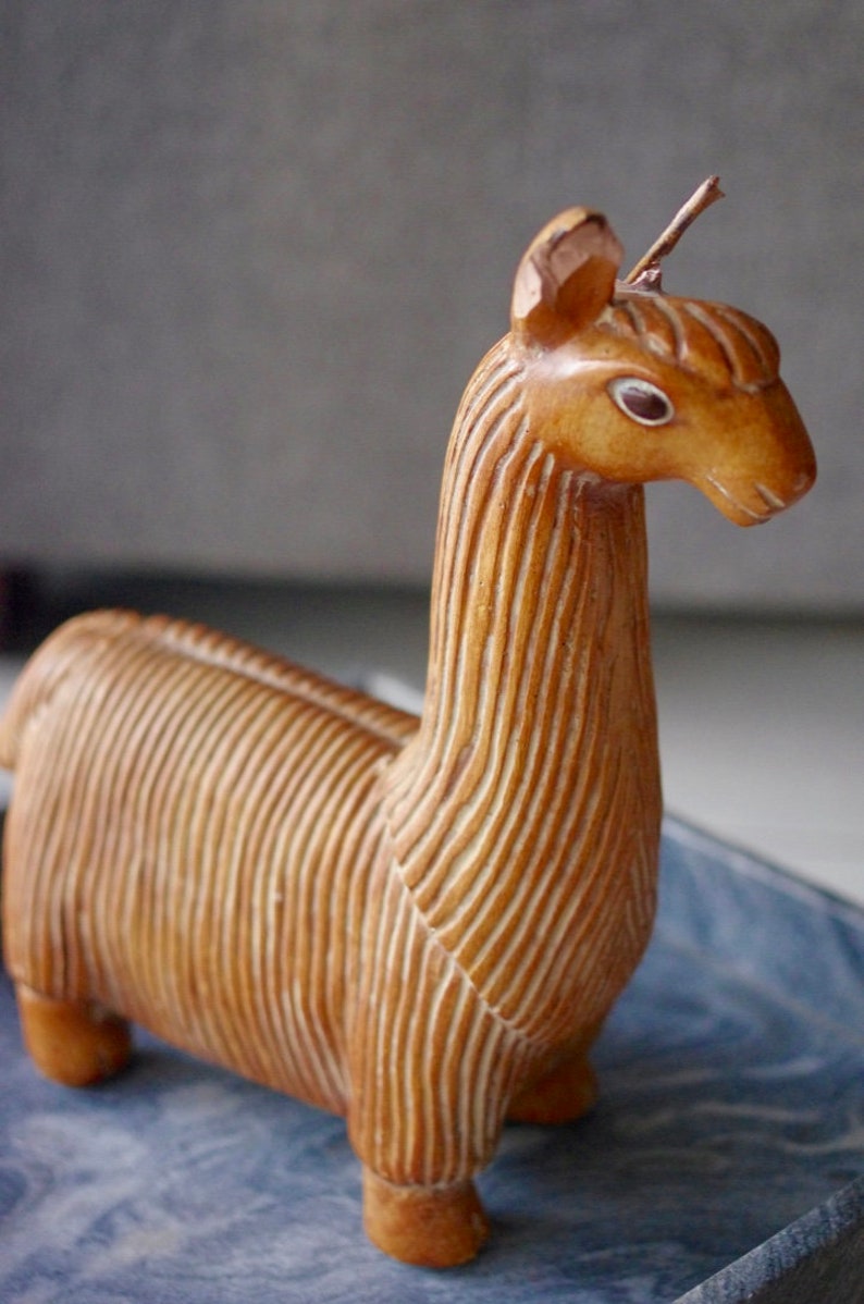 llama garden statue