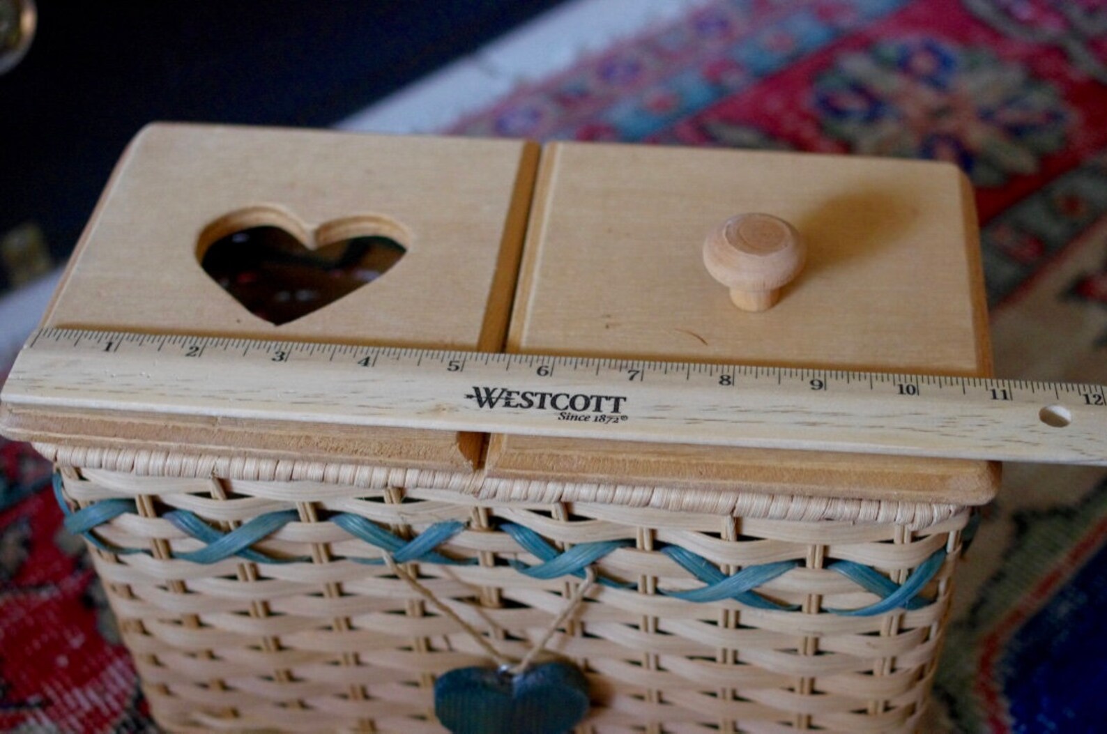 Woven Handmade Basket by Tender Heart Treasures Vintage Etsy