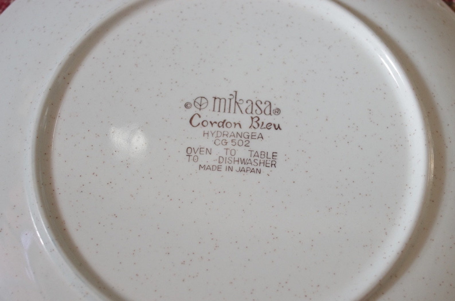Mikasa Cordon Bleu Hydrangea Dinner Plates Set of Two Etsy