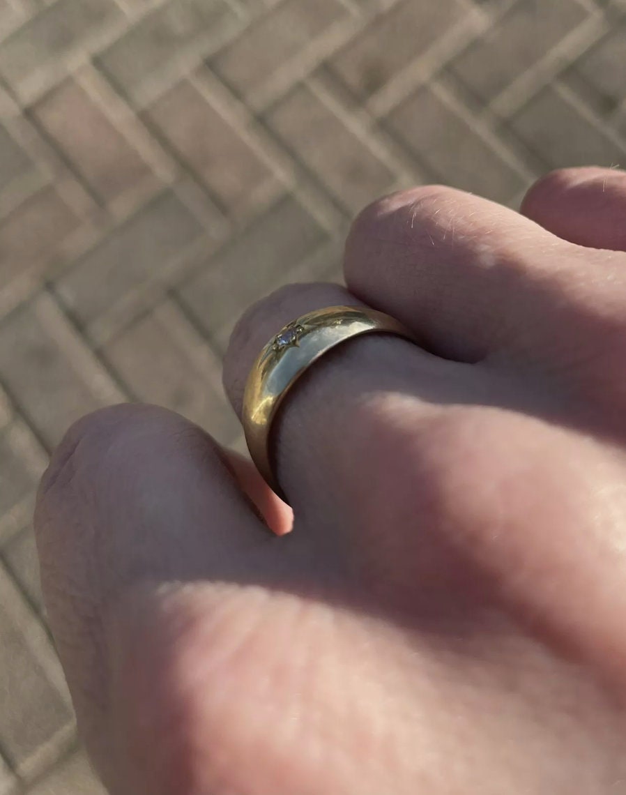 激レア】英国 イギリス ジプシーリング アンティーク 18ct 18金
