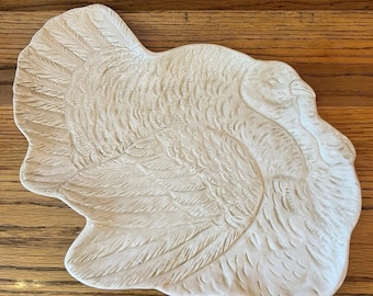 Bandeja ovalada para servir pavo de la colección de Acción de Gracias, 19x14 pulgadas, cerámica.