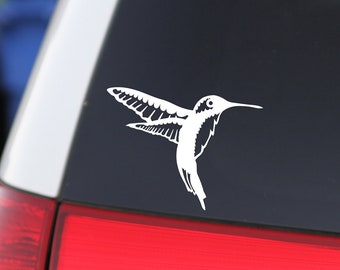 Hummingbird sticker, Humming Bird Decal, Car Sticker, Car Decal, Vinyl Decals, Humming Bird Art, Humming Bird Lover
