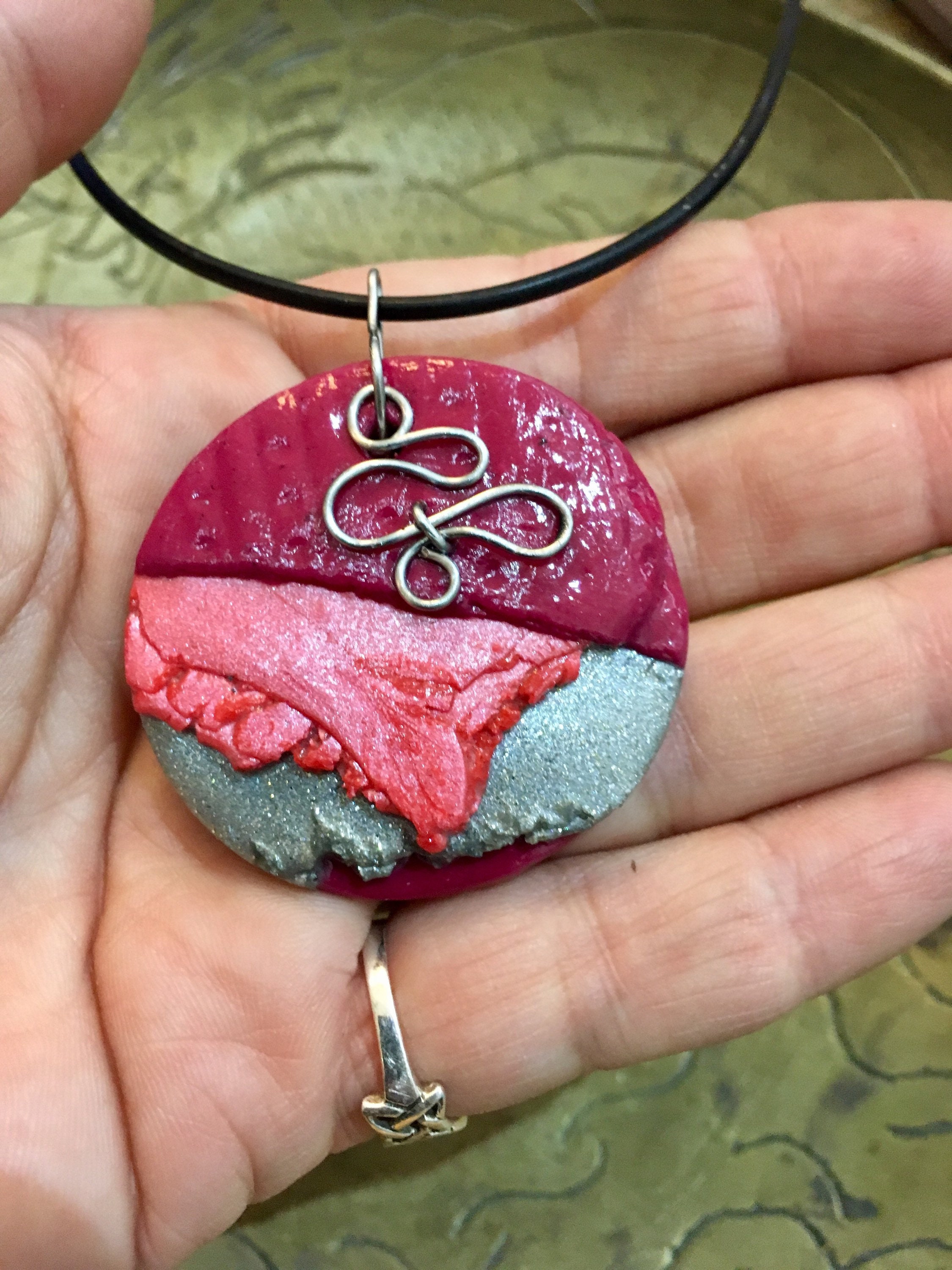 Easy DIY Clay Necklace - FeltMagnet