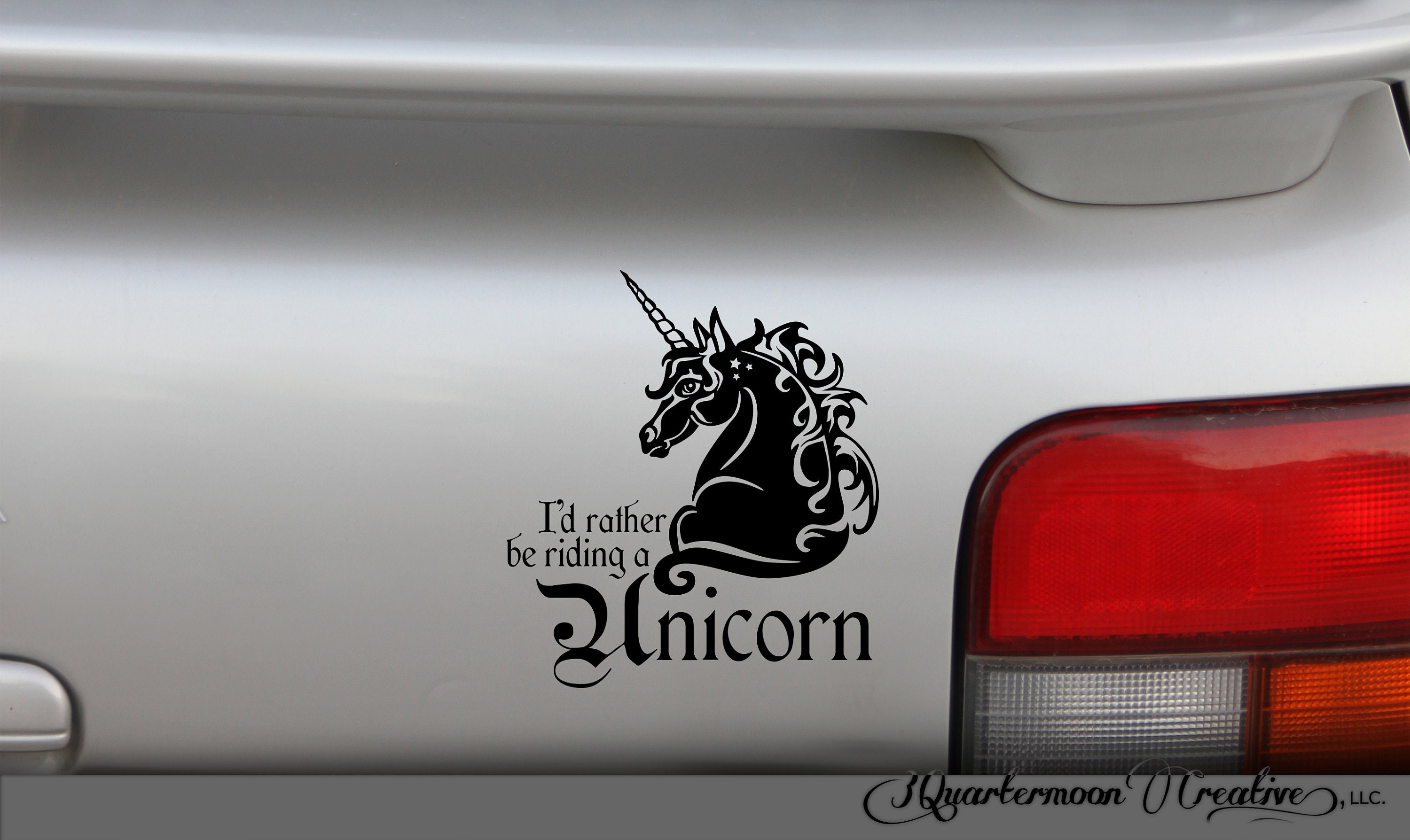 Unicorn Sticker, Whimsical Sticker, Vinyl Sticker, Unicorn Decal, Unicorn, Car Sticker, Car
