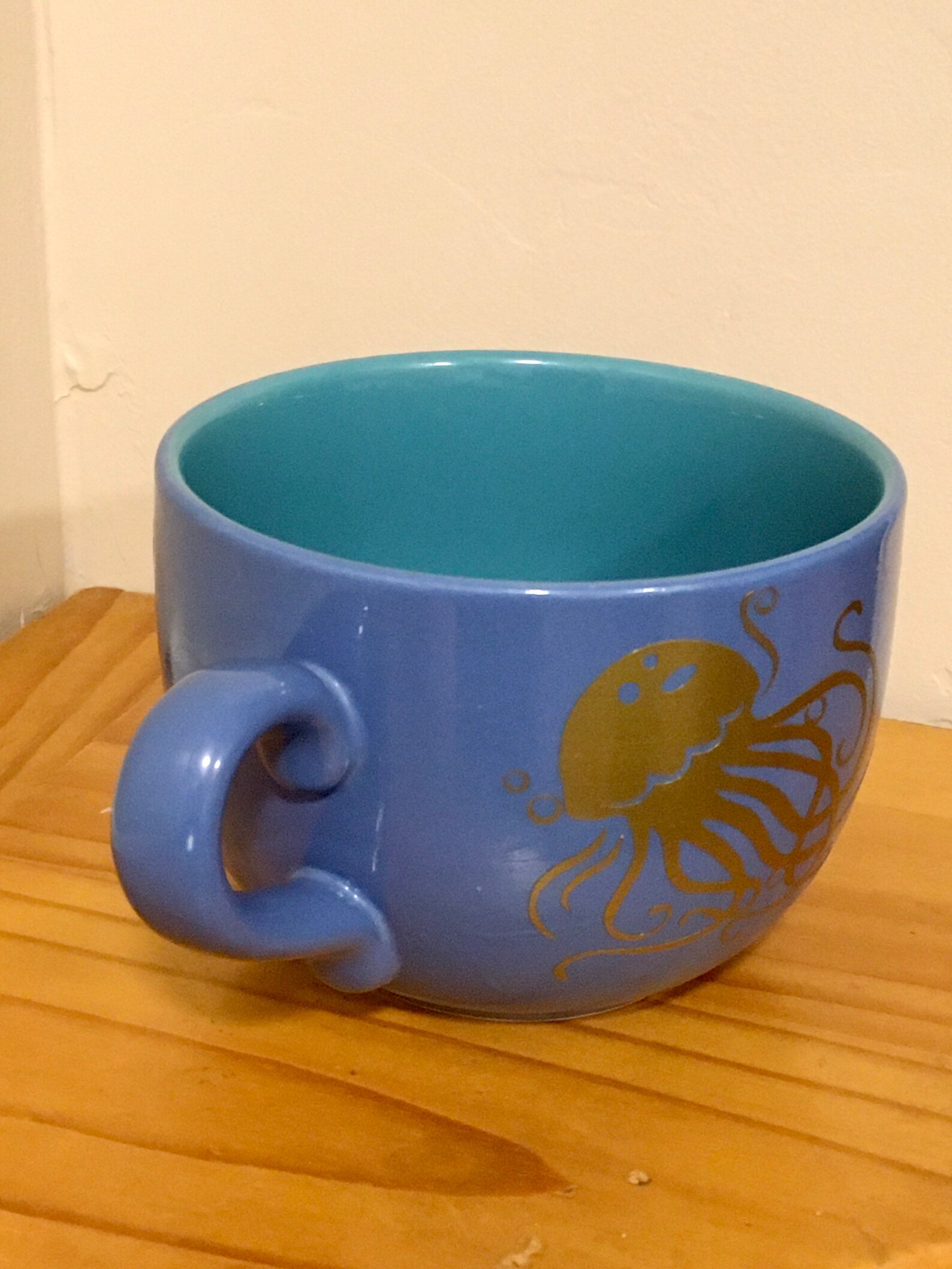 Jellyfish Jellyfish Gift OOAK Ocean Gift Coffee Mug Gift Etsy