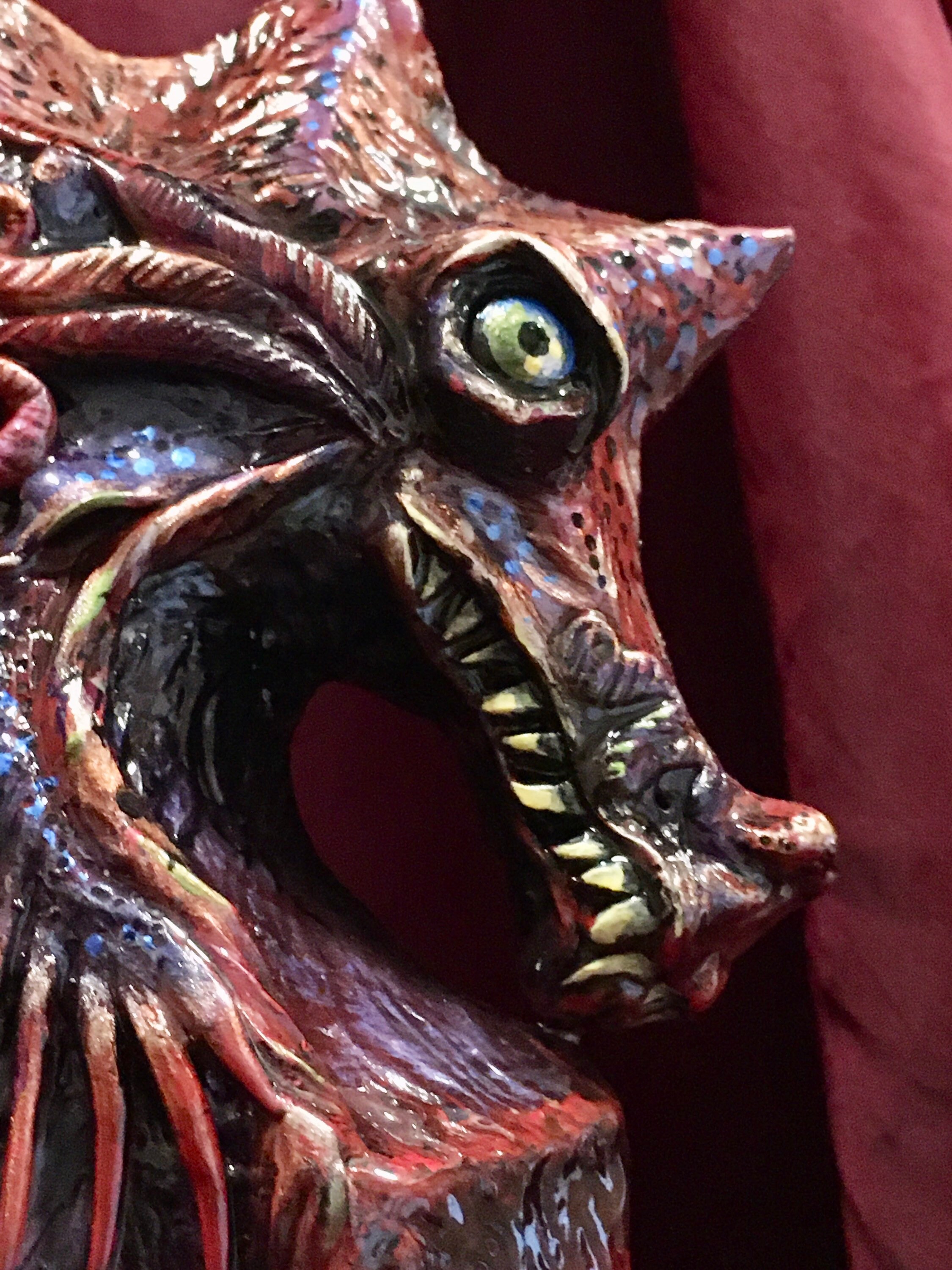 Sea Dragon, Horror Art, Horror Sculpture, Gift for Horror Lover, Horror