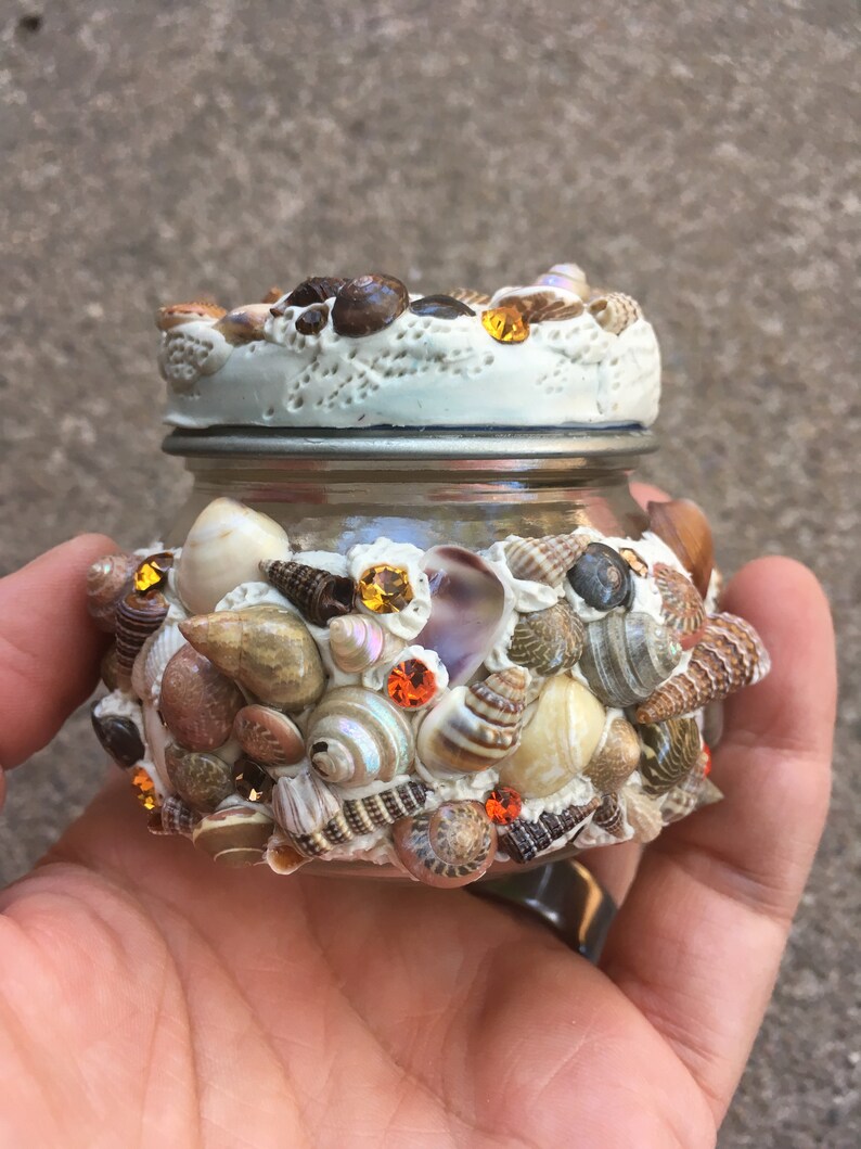 Art Stash Jar Polymer Clay Art Stash Jar Small Jar Etsy