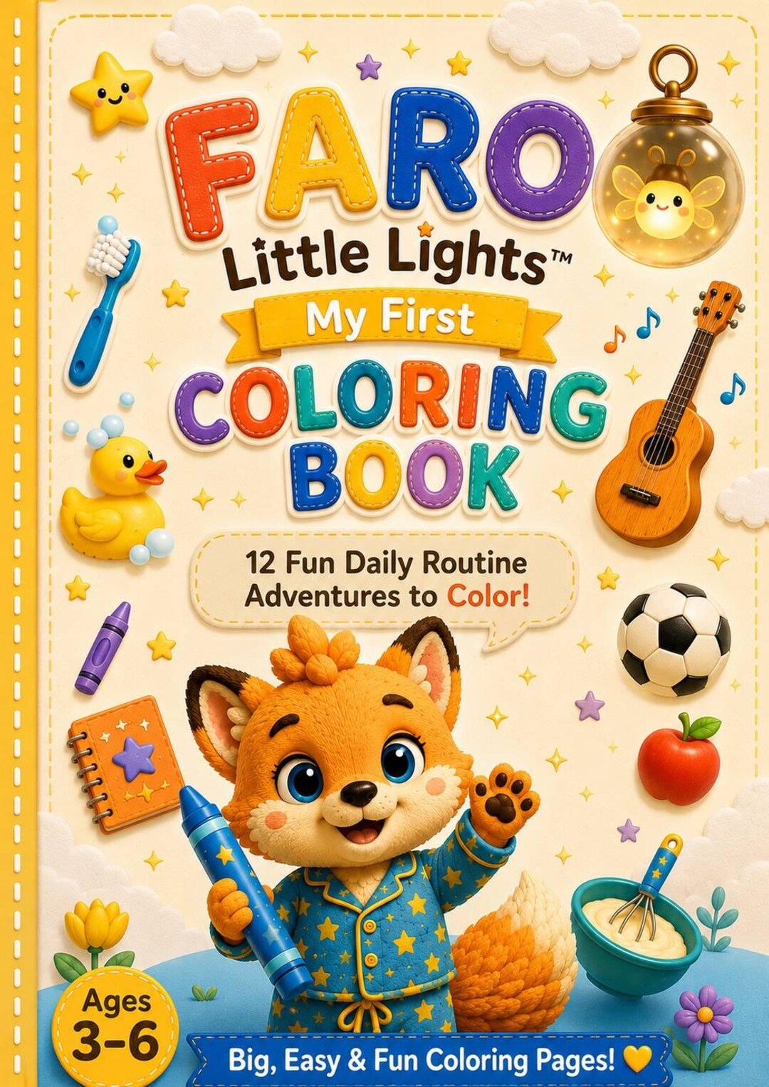 Kids Daily Routine Coloring Book | Morning & Bedtime Activities for ...