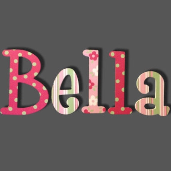 childrens wooden letters for room