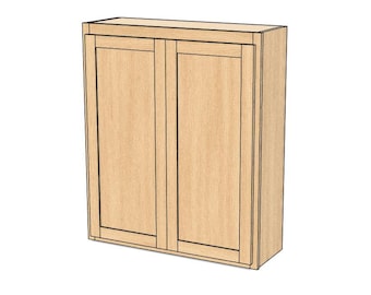 Autodesk Fusion TWO DOOR Wall Cabinet Parametric Model
