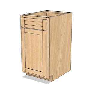 Può includere: Un mobile in legno color chiaro con un'unica anta e un cassetto. Il mobile ha un design semplice e moderno con linee pulite e una finitura a venatura naturale. Il mobile è progettato per essere montato a pavimento.