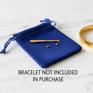 Love Bracelet Gold Tone Screws & Screwdriver – Jewelry Repair Kit