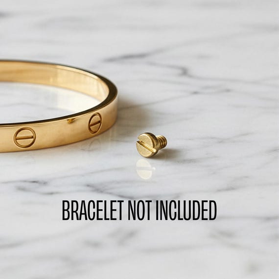 Gold Love Bracelet Replacement Screw – Bangle Repair Part – Luxury Jewelry Hardware