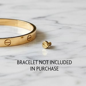 The Love Bracelet Replacement Screw - Luxury Designer Jewelry Replacement Parts - US Based Seller!