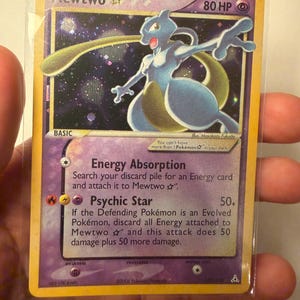 Mewtwo Gold Star ex Holon Phantoms 103/110 Pokemon *Hight Quality Proxy*