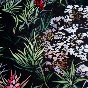 Hand Painted Linocut, Tasmanian Flora Linocut, Original Lino Print, Linocut Print image 8