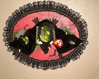 Plushie Taxidermy Bat Zombie Wall Plaque