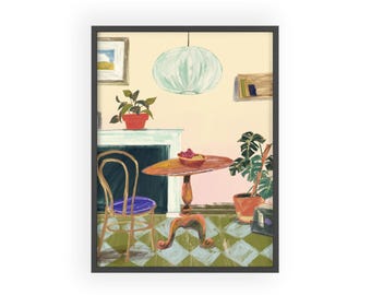 Cottage Core | Poster with Wooden Frame