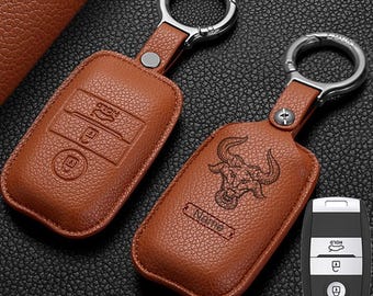 Portachiavi in pelle per Kia Sportage Optima Rio, accessorio per auto Hyundai e un'ottima idea regalo di compleanno per uomo.