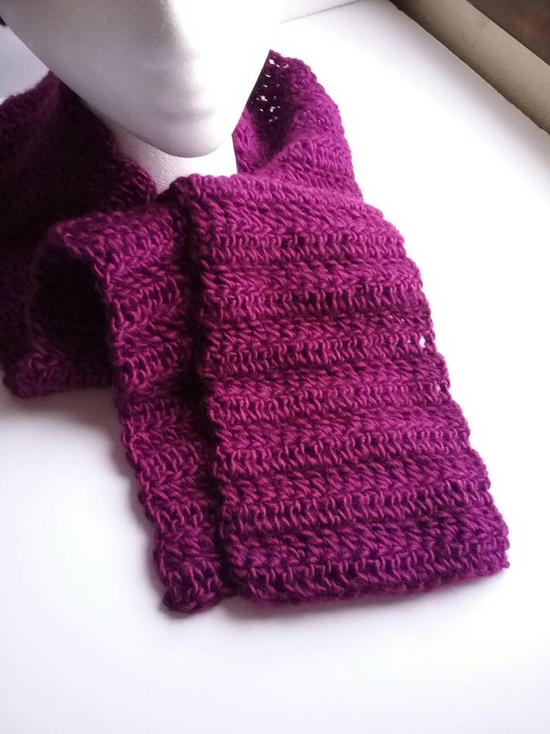 Purple Crochet Hat and Scarf Set Purple Womens Beanie Womens Accessories