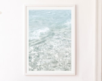 Waves beach photography print - Ocean Print - Sea Photography print