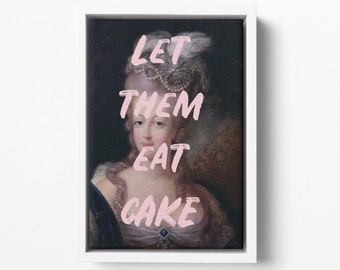 Framed Marie Antoinette Canvas, Marie Antoinette Canvas - Marie Antoinette Decor, Framed Wall Art, Bedroom Wall Decor, Gift For Her