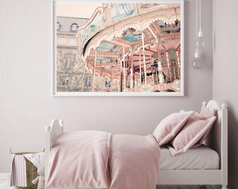 Carousel Wall Print, Paris Wall Print, Paris Photography Print