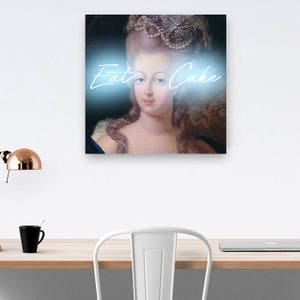 Marie Antoinette Print Marie Antoinette art Marie Antoinette decor Eat Cake Print image 2