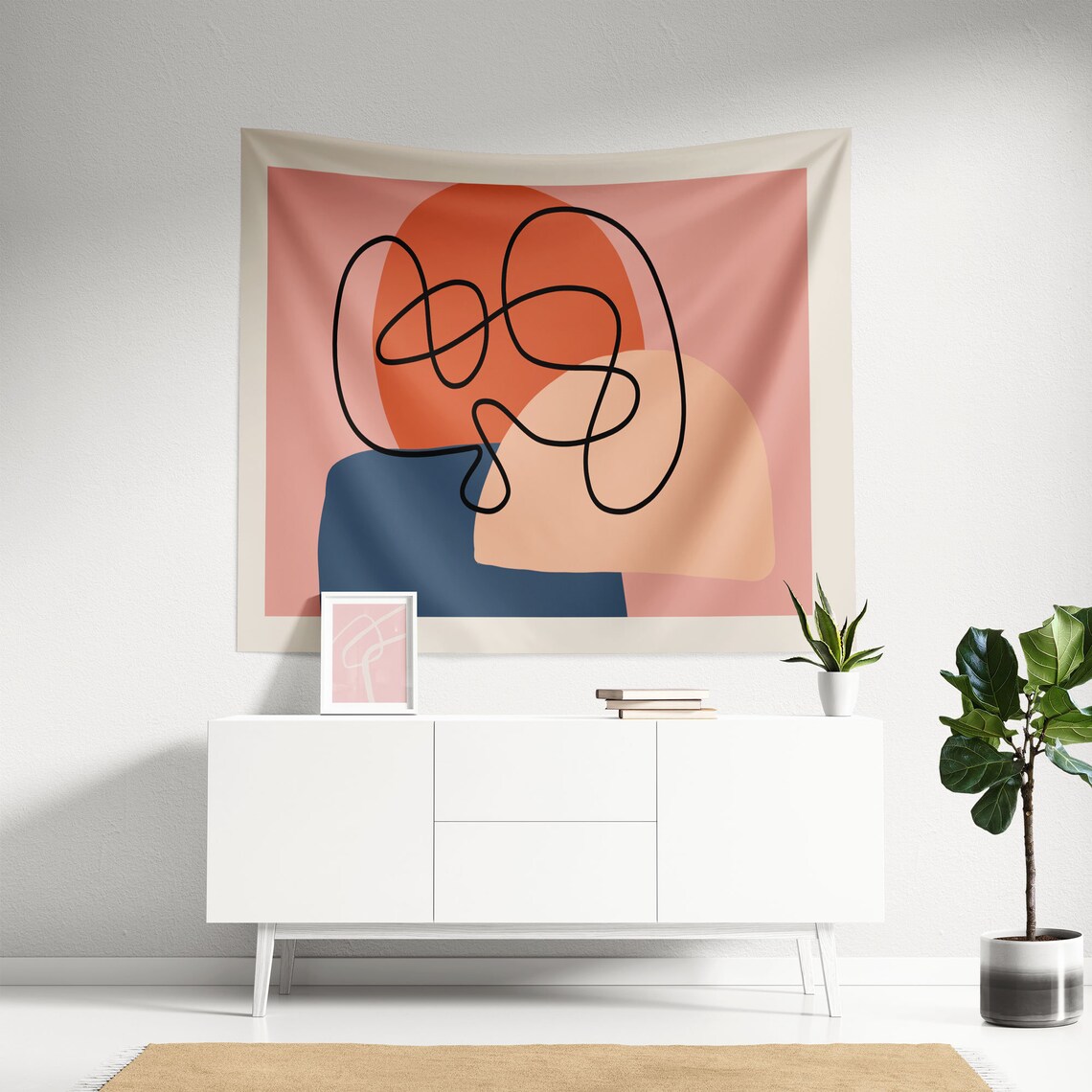 Abstract Wall Hanging Modern Art Large Wall Decor Living Etsy