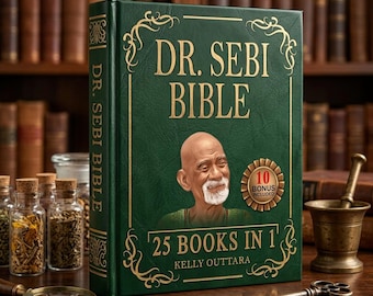 Dr. Sebi Bijbel E-book Bundel | 25 boeken in 1 | Gids voor natuurlijke genezing | Kruidenwelzijn PDF | Digitale download