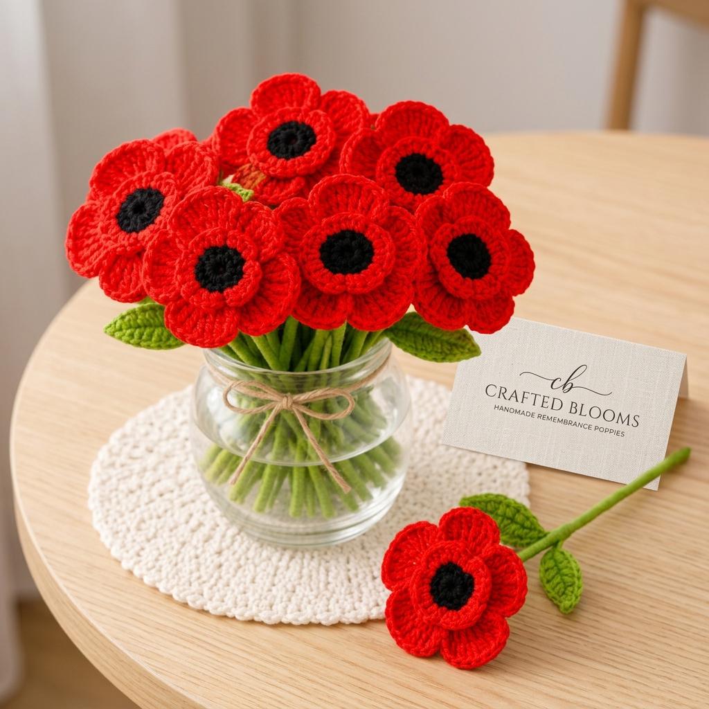 Poppy Leaves Crochet Pattern