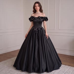 gothic wedding guest dresses Black COCOMELODY Product Description Long Sleeve Dress for Women